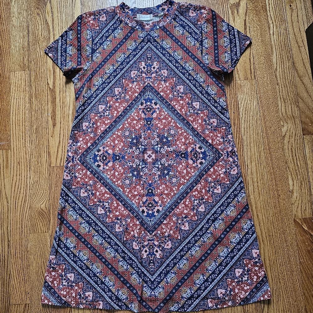 Patterned A-line Dress